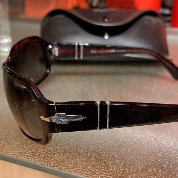 Persol Dark Sunglasses with Sleek Case - Picture 3 of 5